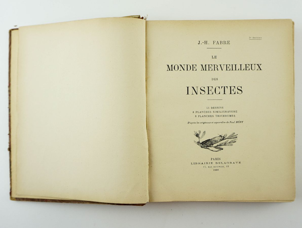 Le Monde Merveilleux des Insectes por J.H.Fabre