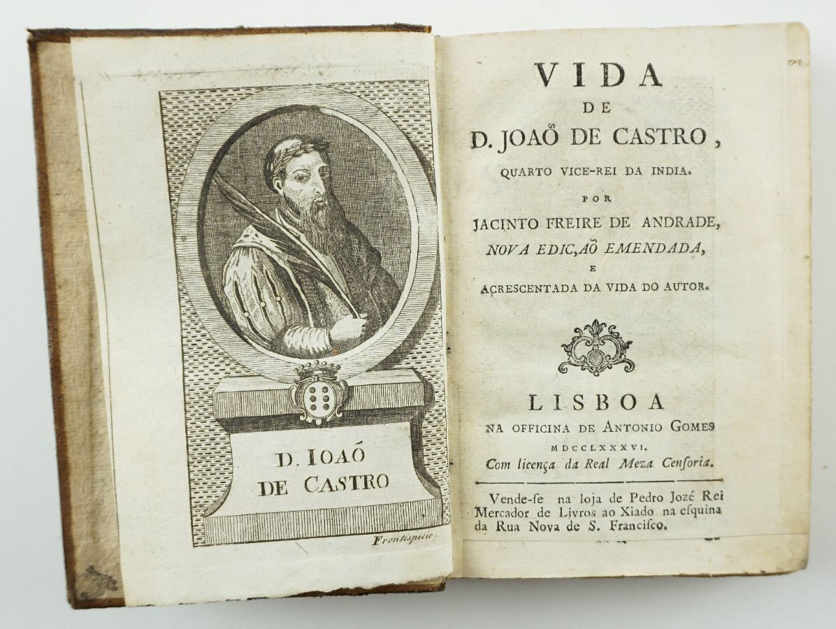 Dois livros sobre D. João de Castro, 4º Vice-Rei da India