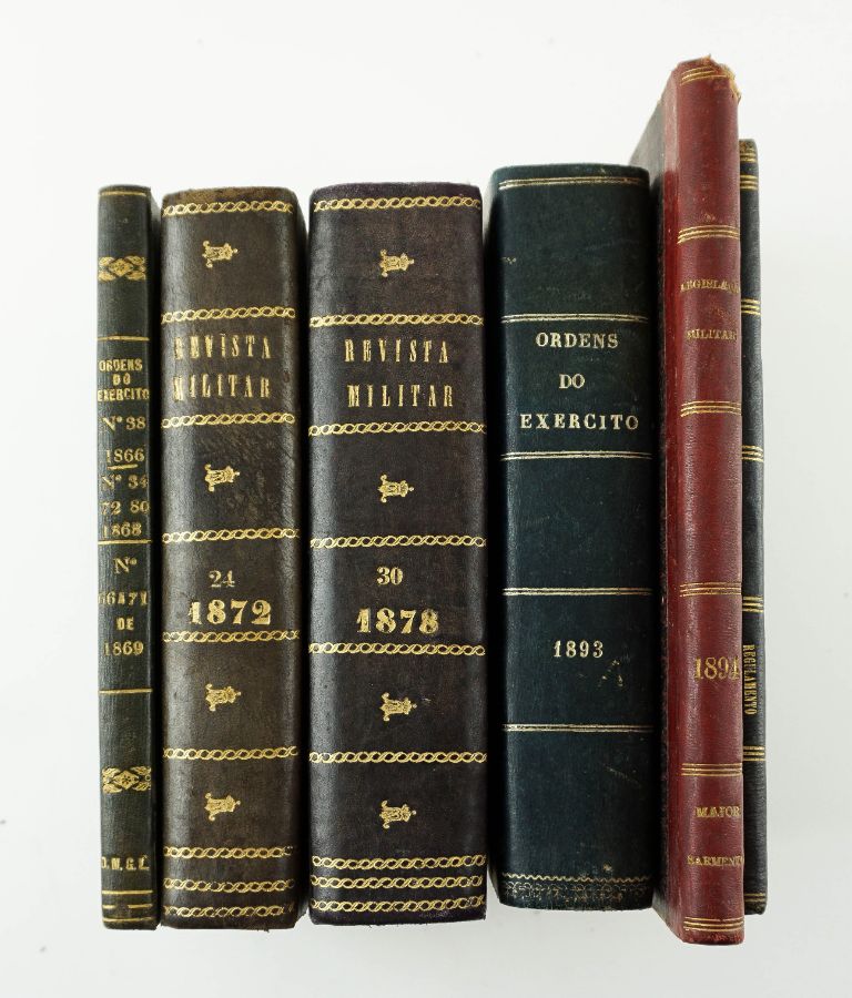 6 Livros sobre Ordens do Exercito, Revista Militar