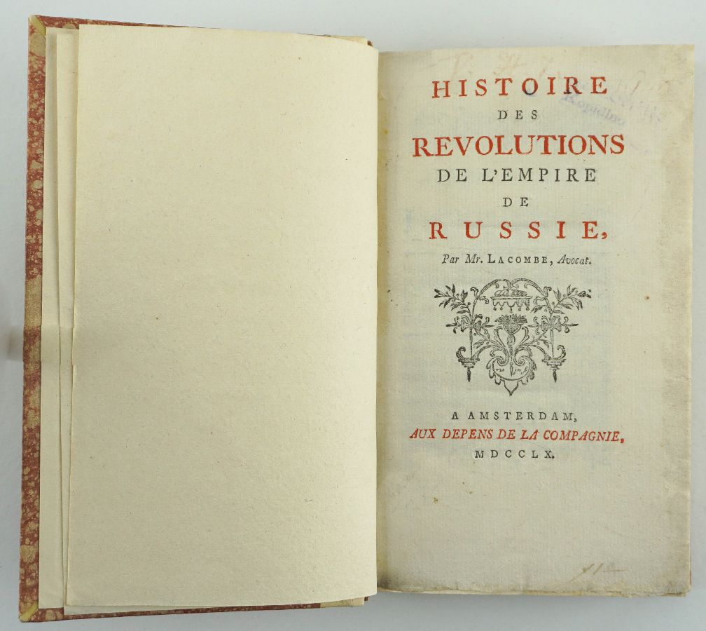 Obra sobre a Rússia Imperial (1760)