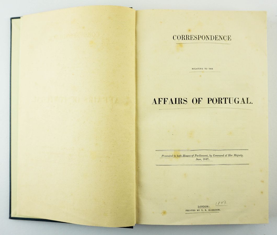 Guerra da Patuleia – documentos ingleses (1847)