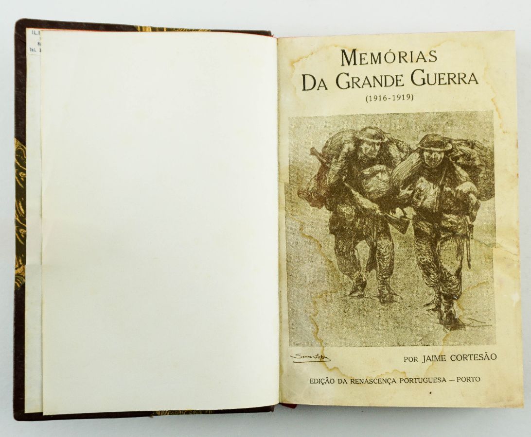 Jaime Cortesão – memórias da Grande Guerra autografadas (1919