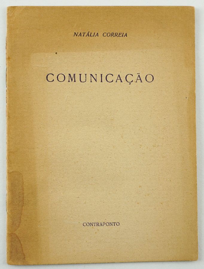 Natália Correia. COMUNICAÇÃO.