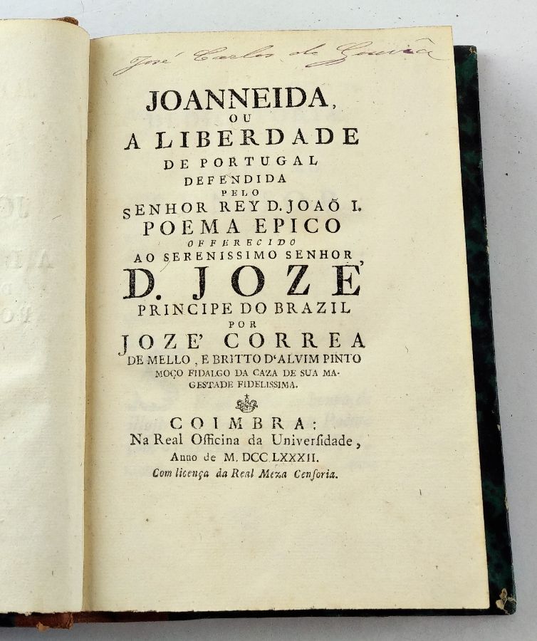 José Correa de Mello e Brito d'Alvim Pinto.