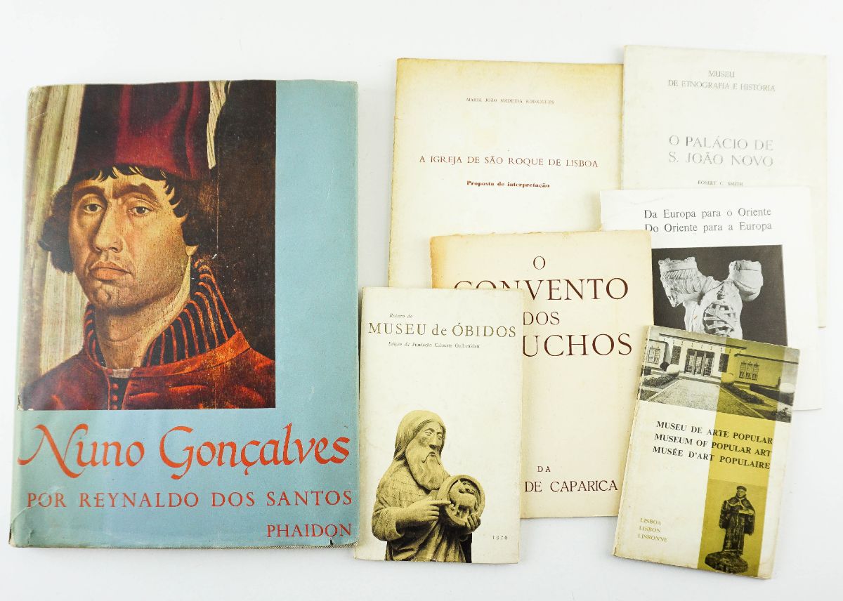 1 Livro Nuno Gonçalves por Reynaldo dos Santos e conjunto de 6 roteiros