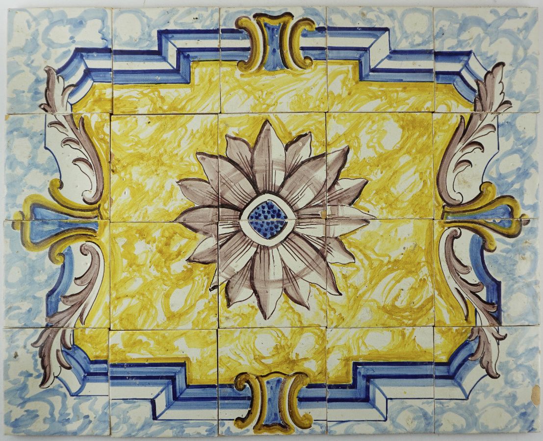 Painel de 20 azulejos