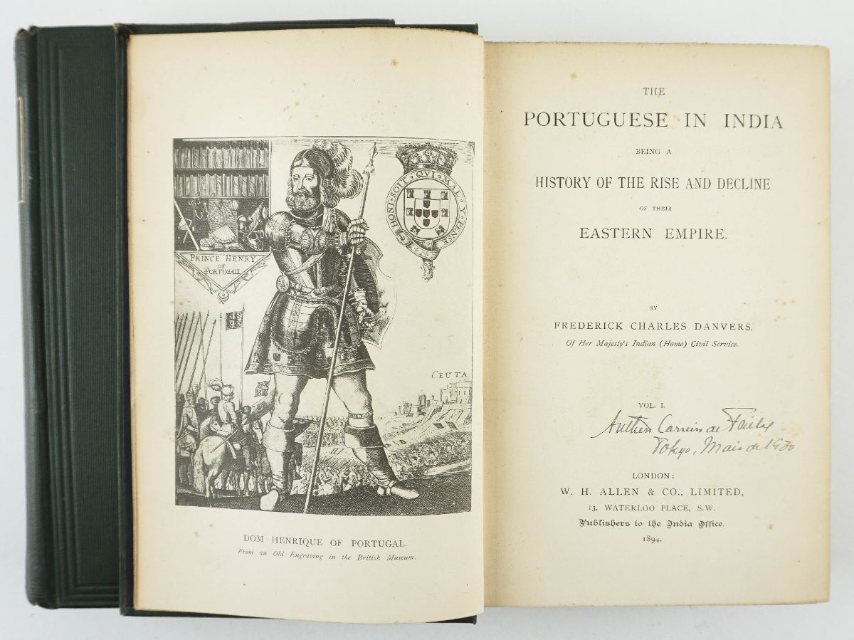 Portugueses na India – Importante edição. 1894.