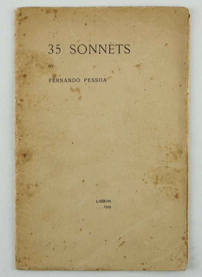 Fernando Pessoa. 35 Sonnets. Com dedicatória do autor.