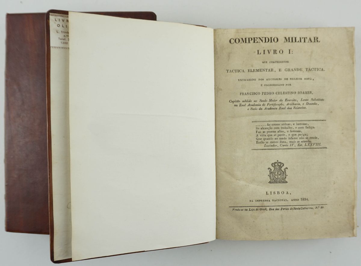 Compendio Militar – completo 6 volumes encadernados em 2.