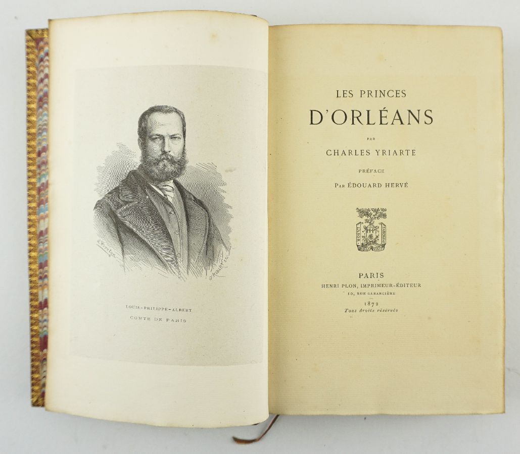 Os Príncipes de Orléans - Magnífico exemplar com dedicatória