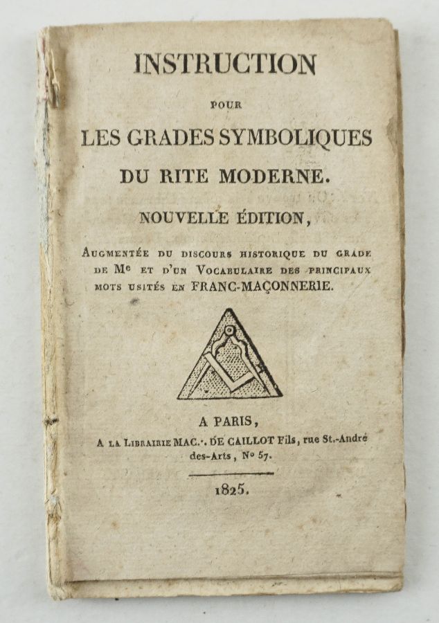 Maçonaria – Rito Moderno (1825)