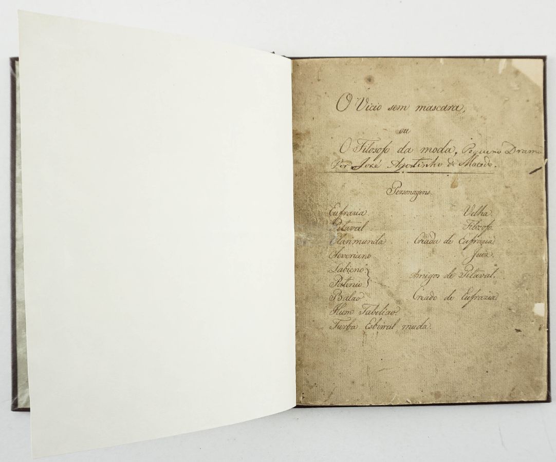 José Agostinho de Macedo. Manuscrito