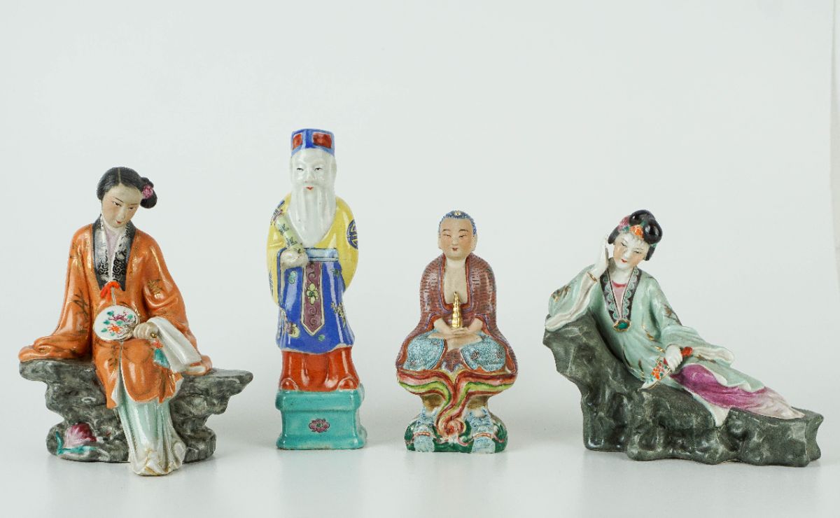 4 Esculturas Orientais