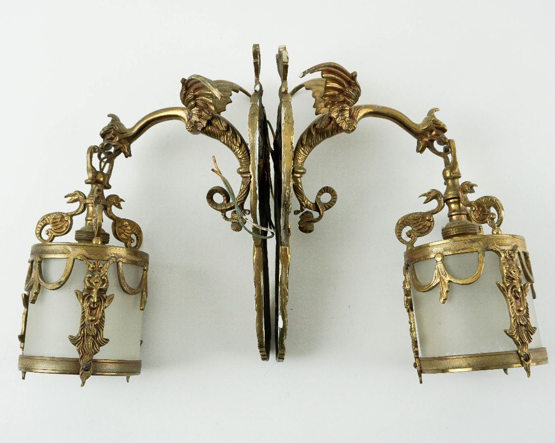 Par de apliques de parede