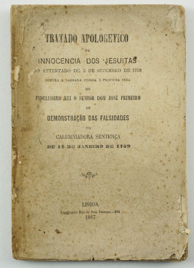 Tratado Apologético da Inocência dos Jesuítas (1867)