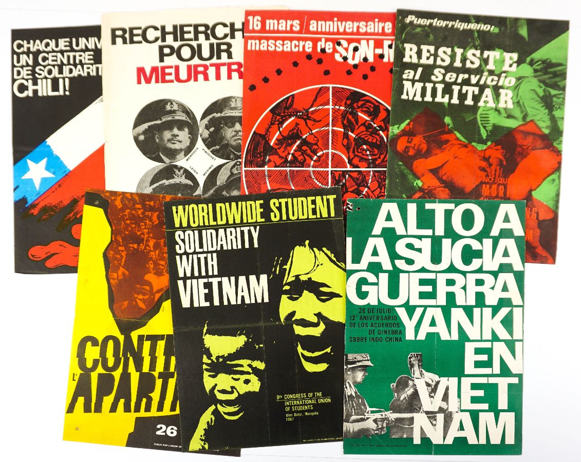 Cartazes da União Internacional de Estudantes (anos sessenta e setenta)