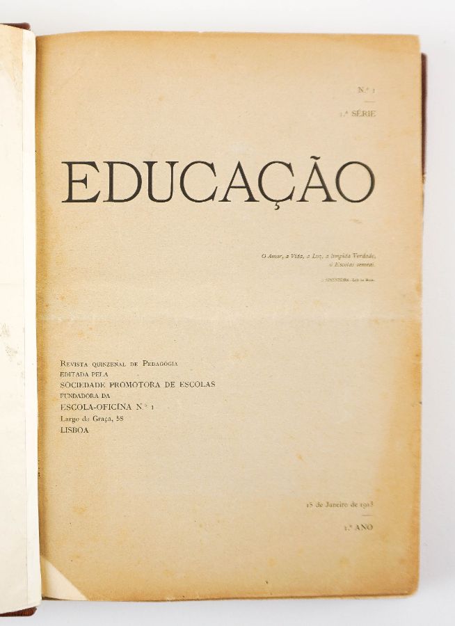 Educação – revista pedagogia (1913)