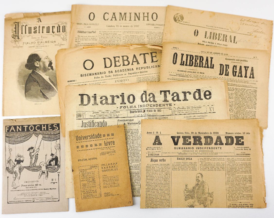 Números 1 de jornais republicanos
