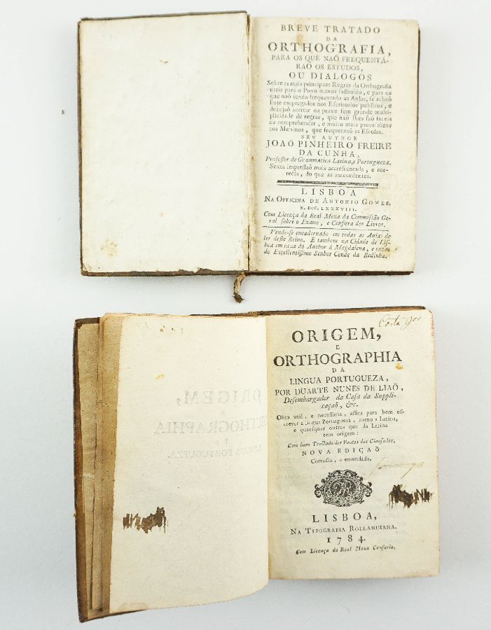 Tratados de Orthographia séc XVIII