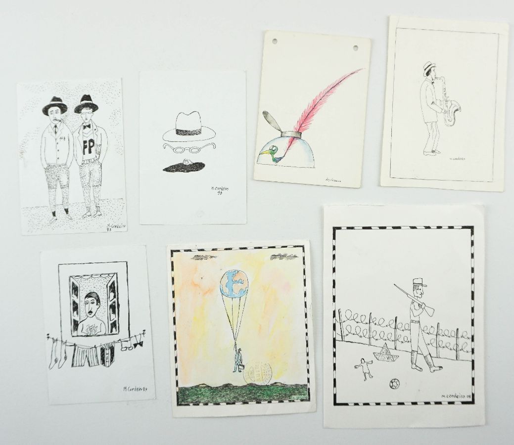 Mário Rui Cordeiro, manuscritos e desenhos