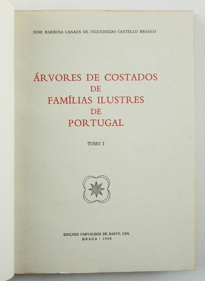 Arvores e costados de familias ilustres de Portugal