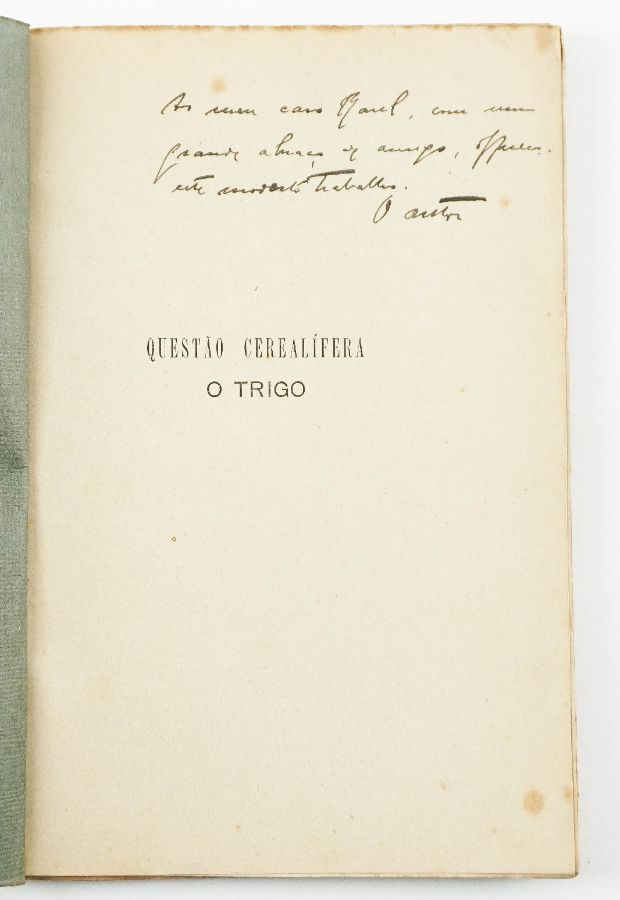 Oliveira Salazar – primeiro livro do autor – com dedicatória (1916)