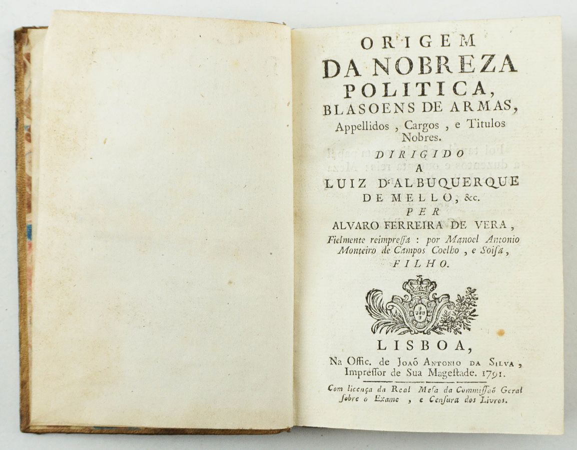 Origem da Nobreza Política (1791)