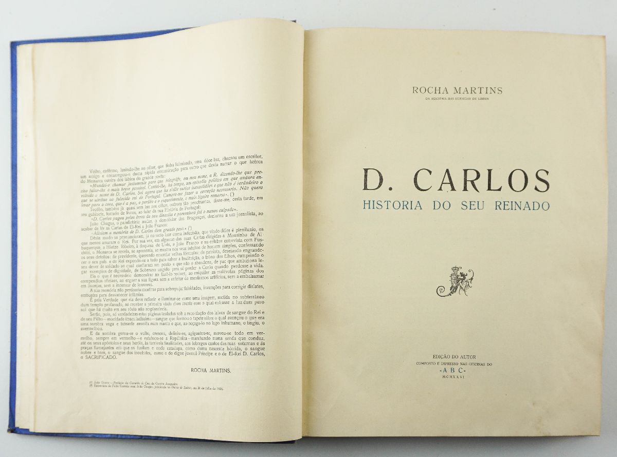 D.Carlos – História do Seu Reinado