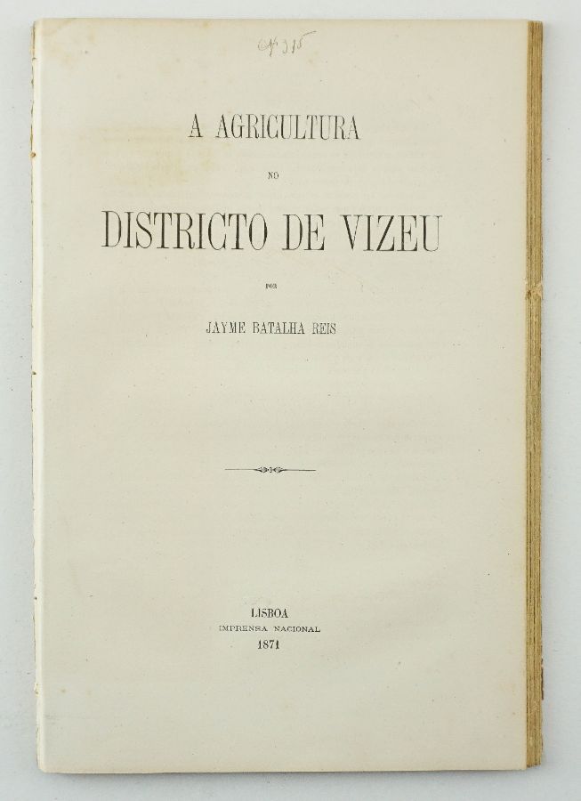 A Agricultura no Distrito de Viseu (1871)