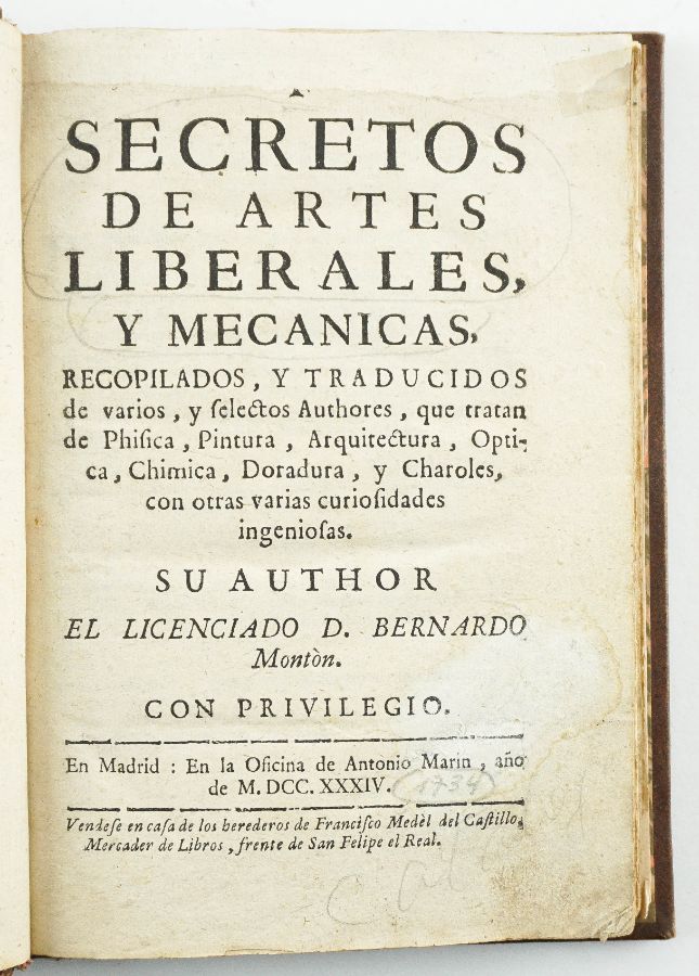 Secretos de Artes Liberales Y Mecanicas