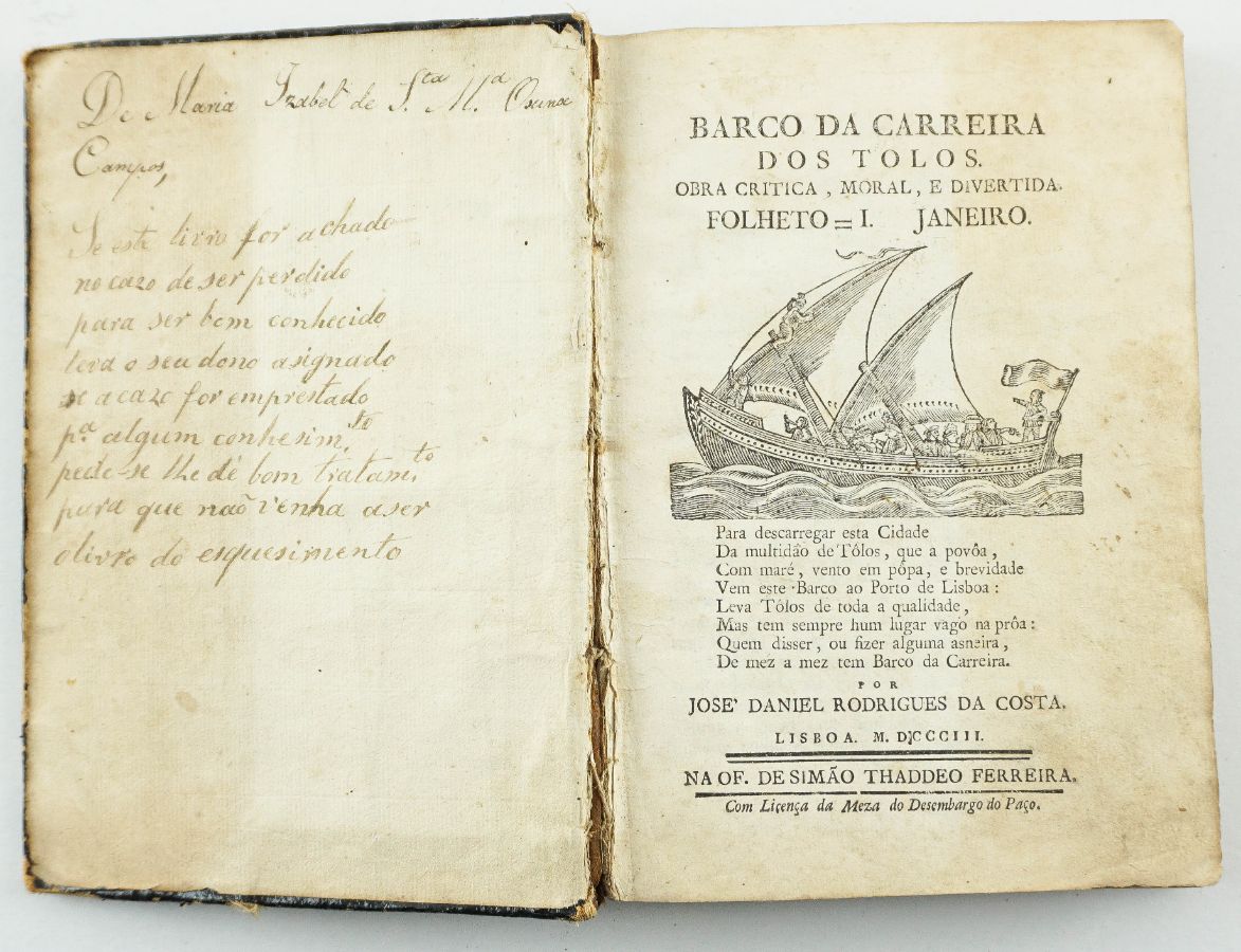 Barco da Carreira dos Tolos (1803)