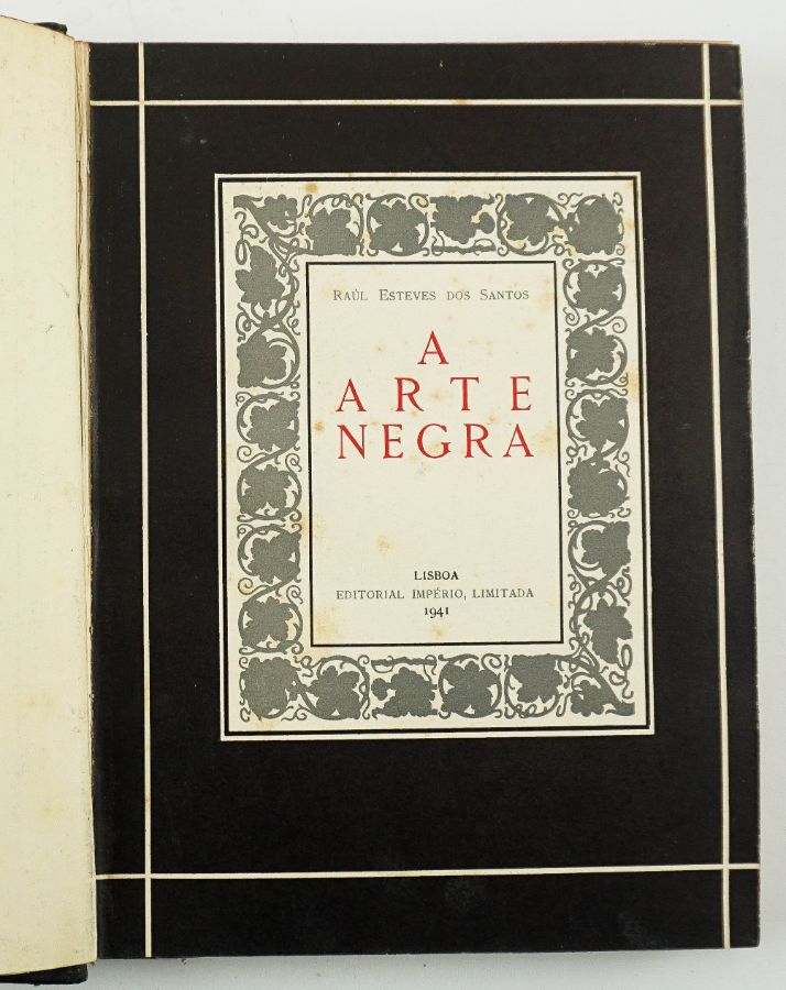 A Arte Negra - com dedicatoria