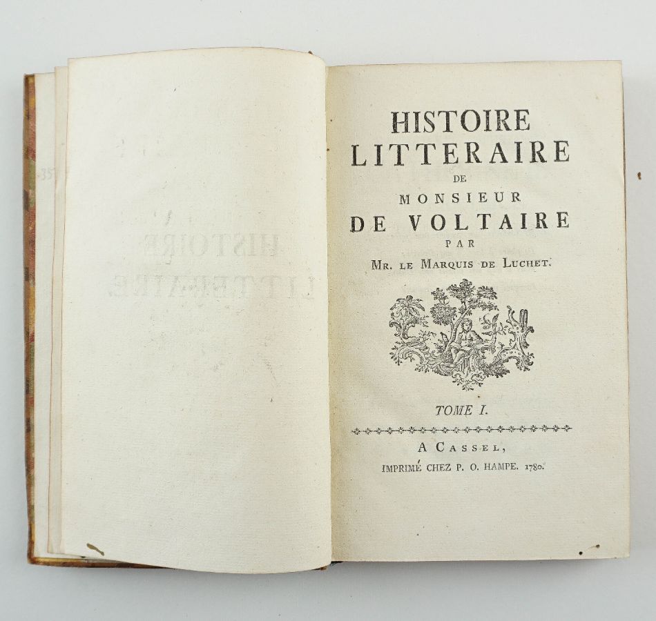 Importante obra sobre Voltaire (1780)