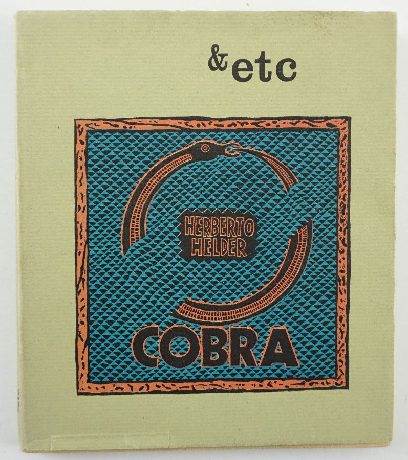 Cobra - Herberto Helder - com dedicatória e notas manuscritas