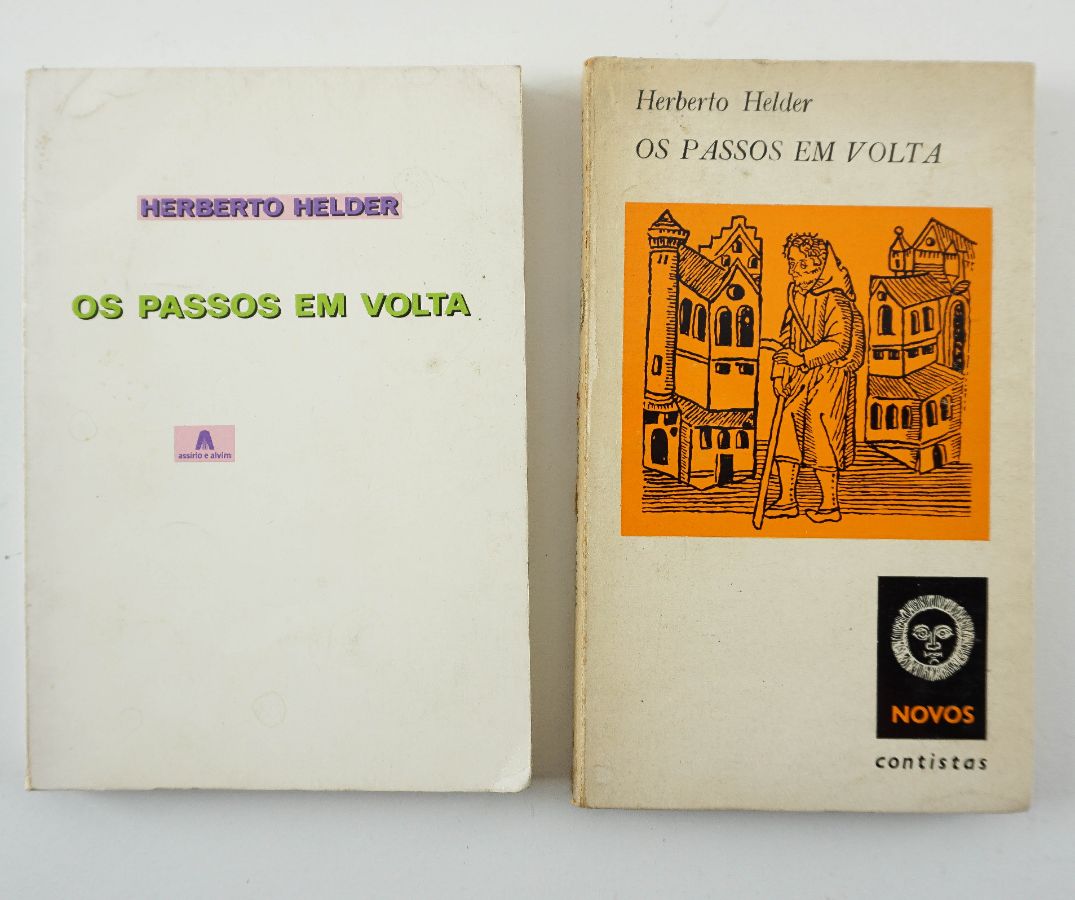 Herberto Helder – Edições de “Os Passos em Volta” com dedicatória