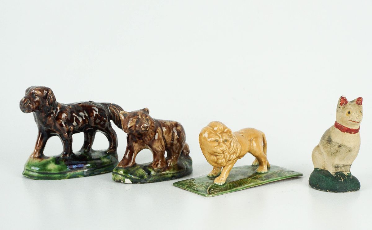 4 Paliteiros (Leão, urso, cão e gato)