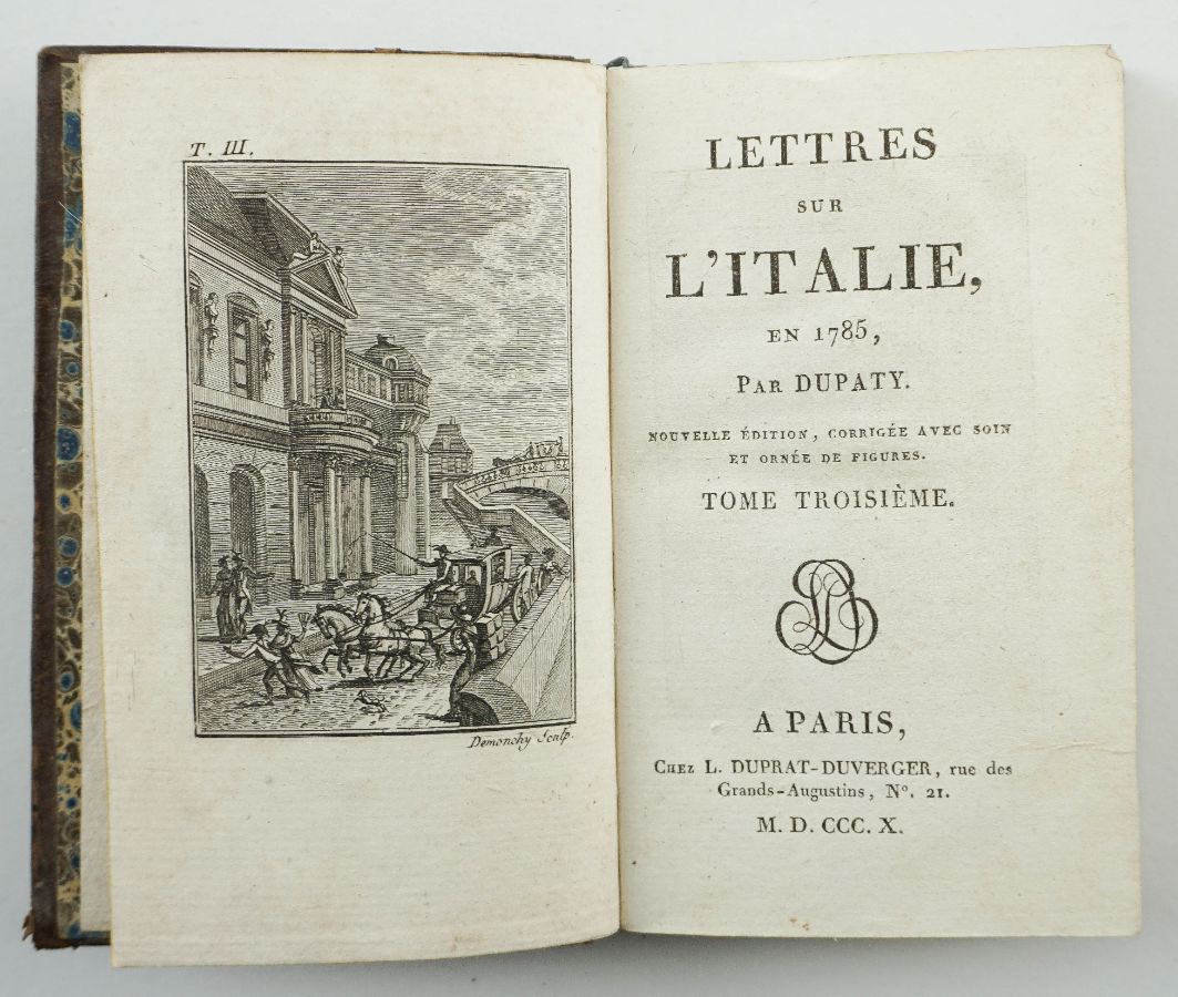 Lettres sur L’Italie 