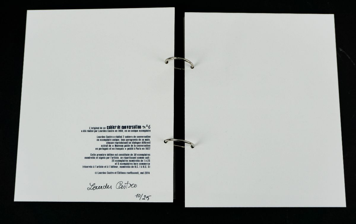 Lourdes de Castro – Livro de artista Plexiglas