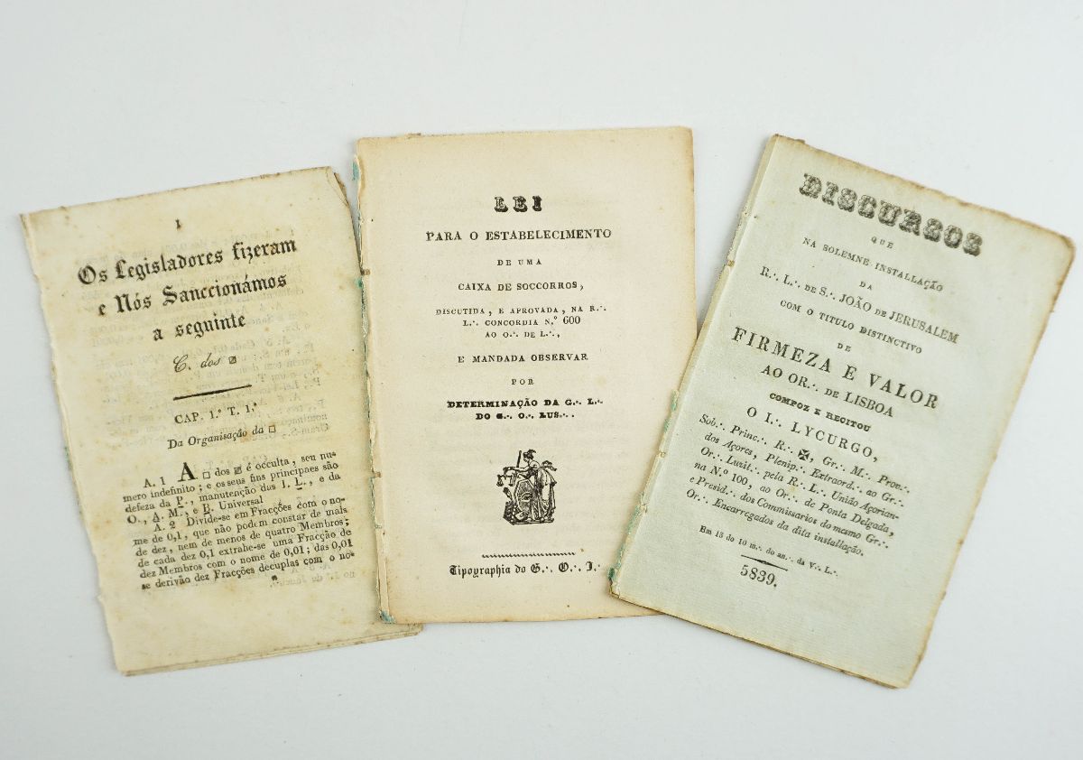 Raras publicações maçónicas portuguesas (1839-1841)