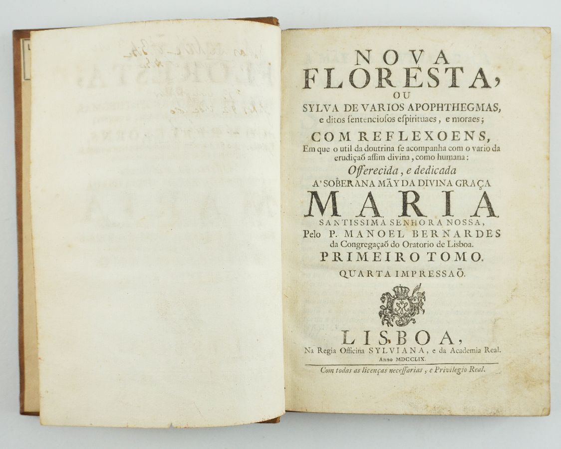 Padre Manuel Bernardes – Nova Floresta (1759)