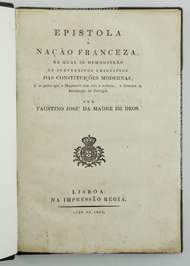 Rara obra antimaçónica (1823)
