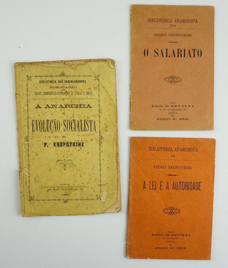 As primeiras obras de Kropotkine publicadas em Portugal (1887)