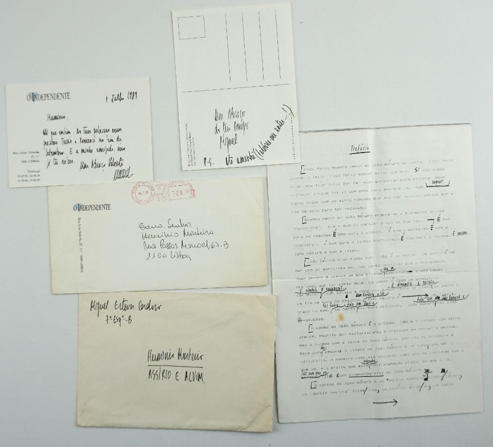 Miguel Esteves Cardoso – manuscritos