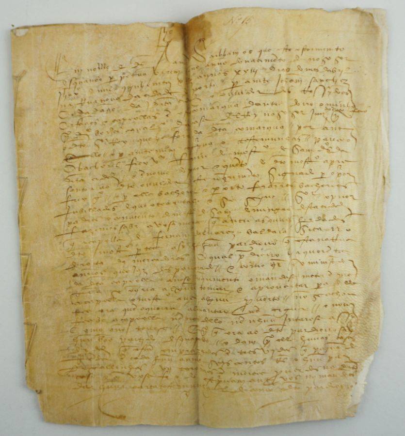 Manuscrito s/ pergaminho