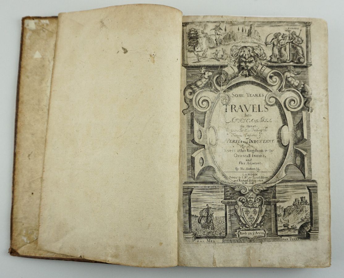 Importante e rara obra sobre viagem à Pérsia e Açores. 1638.