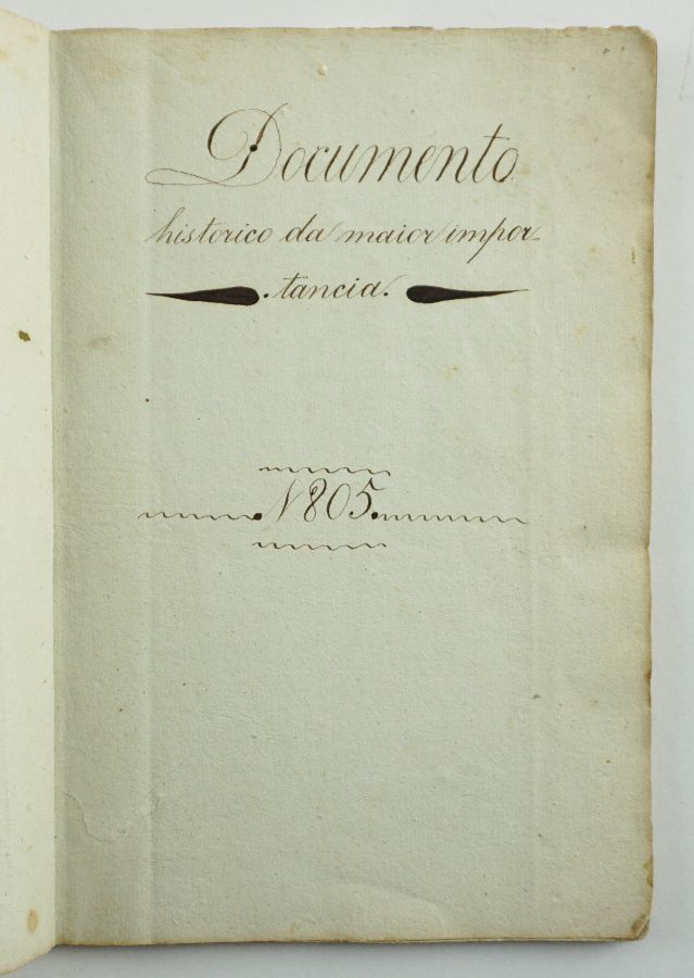 Importante manuscrito de carácter histórico