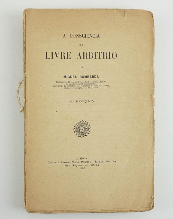 Rara obra de Miguel Bombarda (1902)