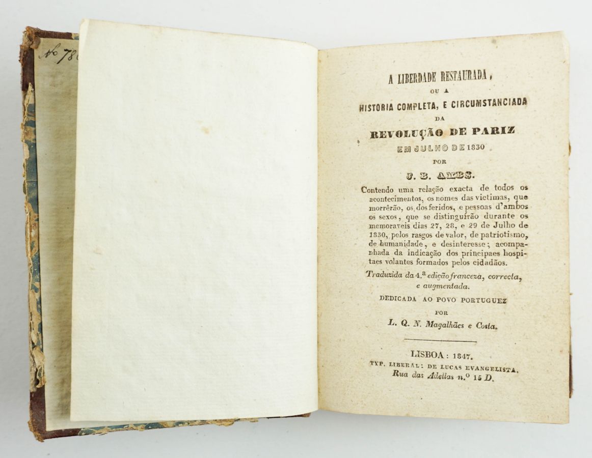 A liberdade restaurada ou a historia completa e circumstanciada