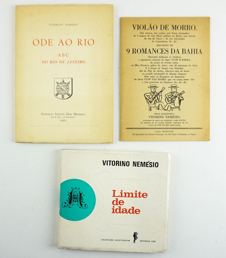 Vitorino Nemésio Primeiras edições com dedicatória