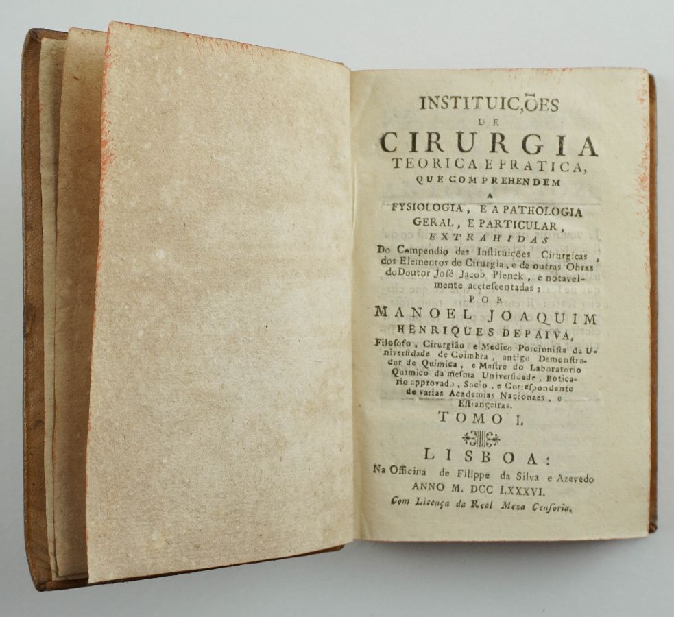 Instituições de Cirurgia Teórica e Prática (1786)